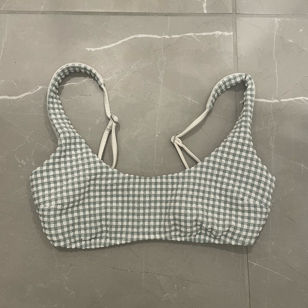 Abercrombie Seer Sucker Bikini Top XS